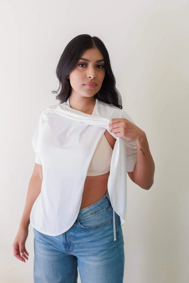 Camille Jersey Nursing Top - Discontinued Color - Image 5