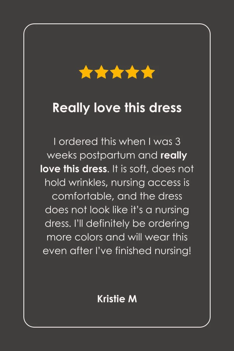 Debra Maternity & Nursing Dress - Image 12