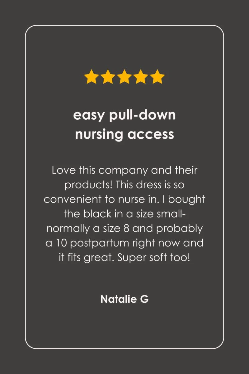 Joy Maternity & Nursing Dress - Image 12