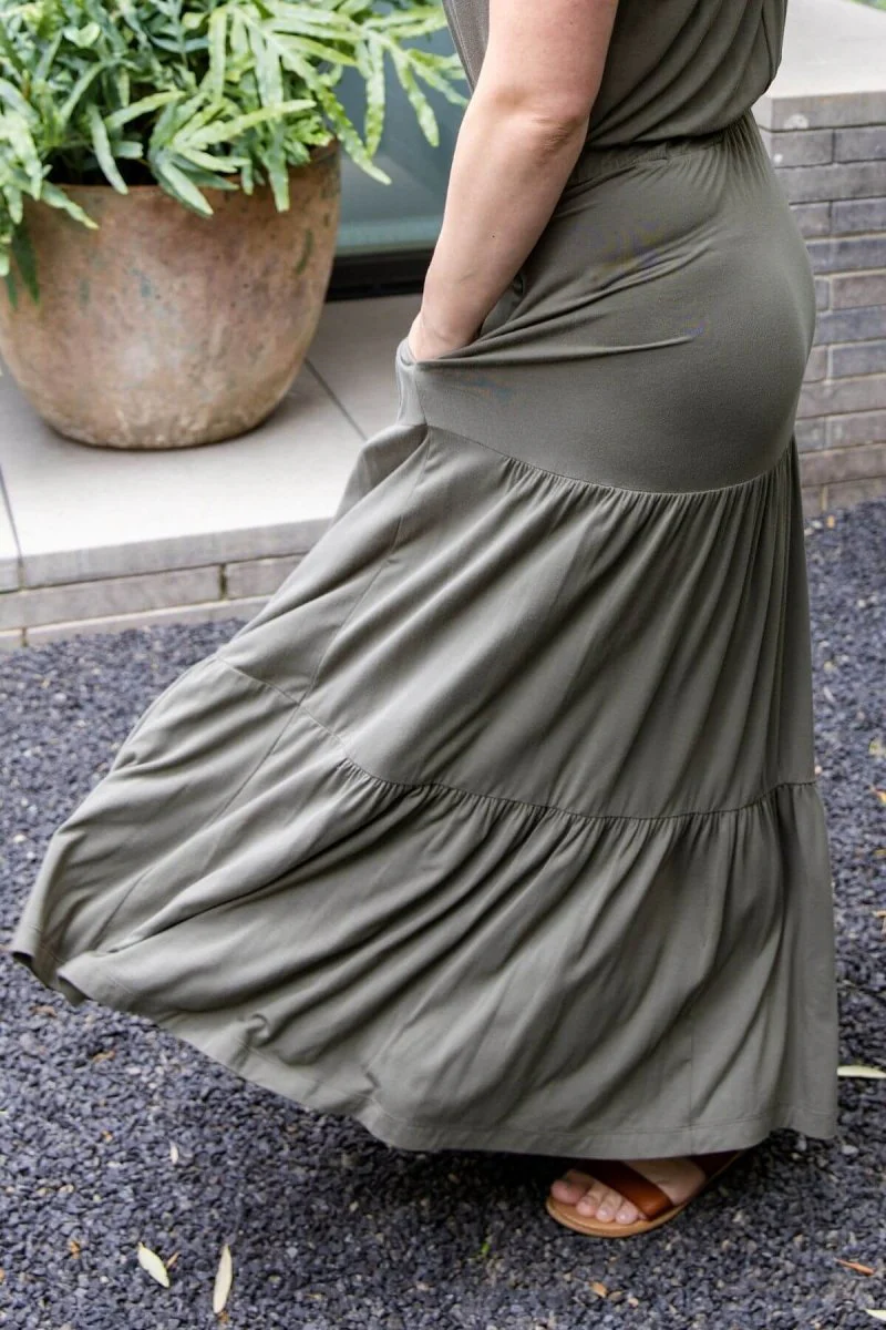 Lark Maternity & Nursing Maxi Dress - Image 12