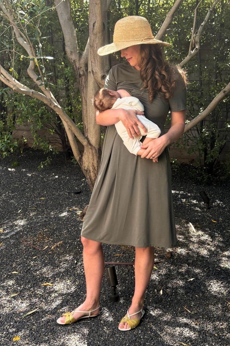 Liv Maternity & Nursing Dress - Image 25