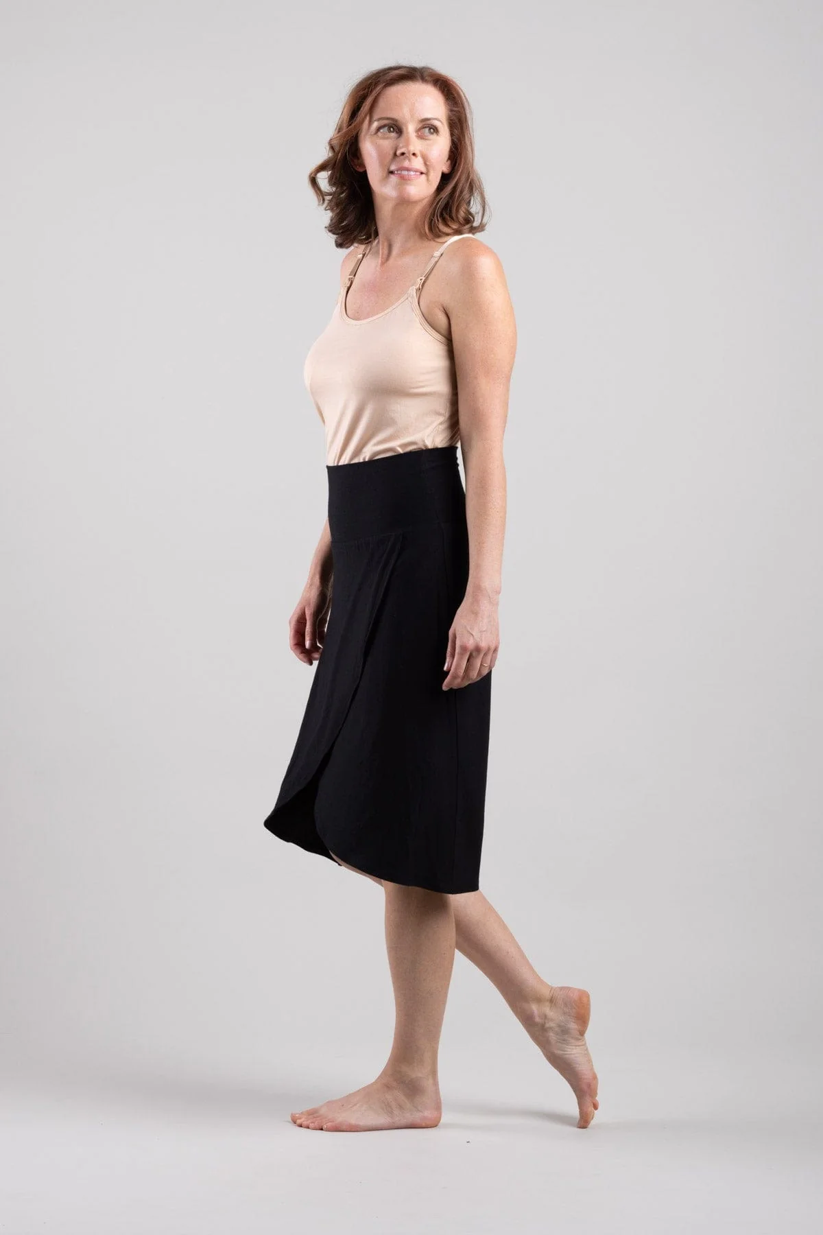 Ruth High-Low Skirt | Midnight - Image 4