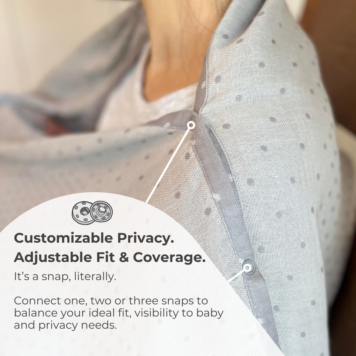 The Haven™ 100% Cotton 7-in-1 Nursing Cover - Image 14