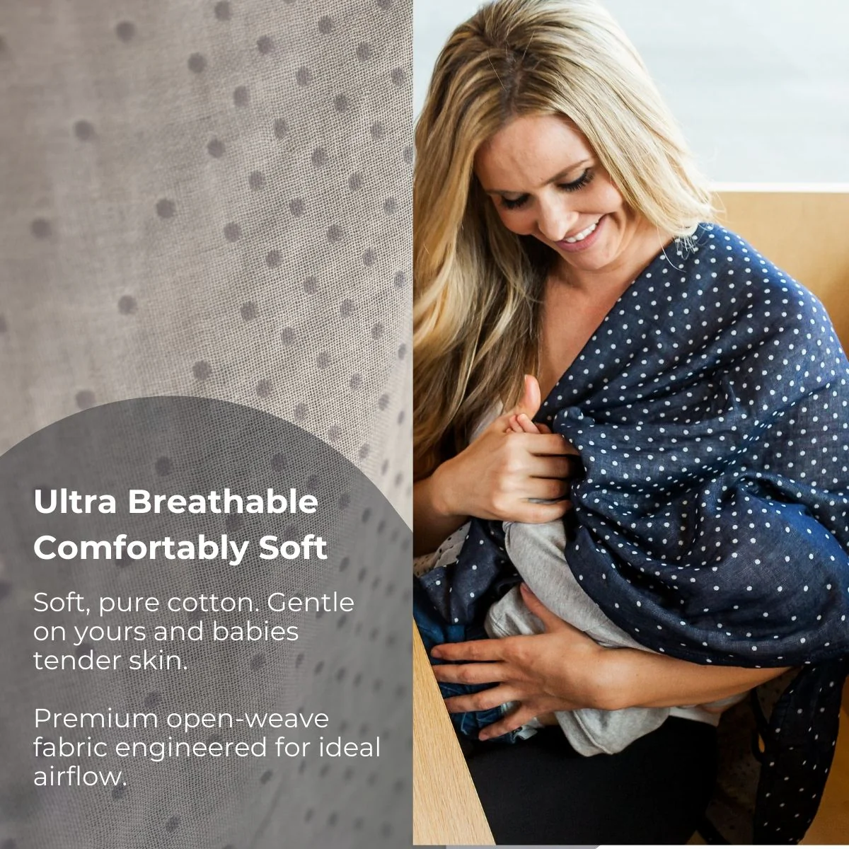 The Haven™ 100% Cotton 7-in-1 Nursing Cover - Image 21