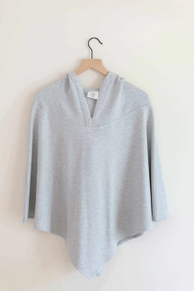 Zoe Fleece Hooded Poncho - Image 14